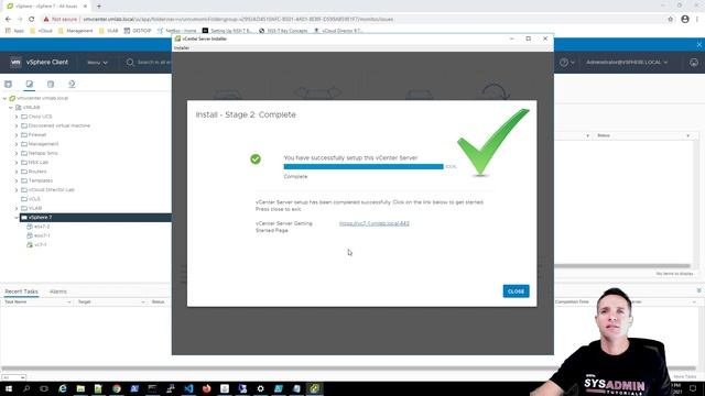 Mastering vSphere 7: vSphere 7 - A Quick and Easy Guide to Installing the vCenter 7 (VCSA) смотреть онлайн