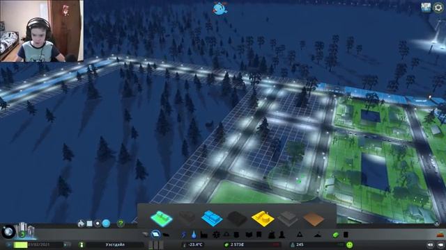 Cities Scylines- Зимний город- #8 смотреть онлайн