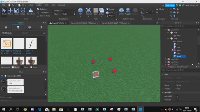 Roblox Studio Tutorial How To Make A Ragdoll Game смотреть онлайн