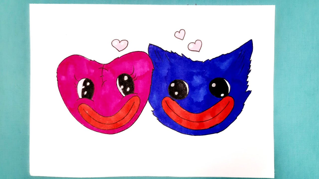 КАК ПРОСТО НАРИСОВАТЬ КИСИ МИСИ И ХАГГИ ВАГГИ_HOW EASY IT IS TO DRAW KISHI MISI AND HAGGI WAGGI смотреть онлайн