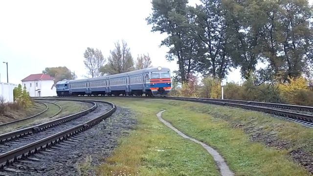Дизель-поезд ДРБ2-008 сообщением Алёща - Полоцк. смотреть онлайн
