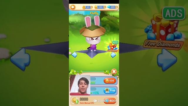 Бешанный кролик ниндзя! Прохождение игры Run Talking Ninja Run смотреть онлайн