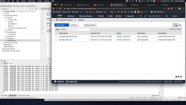 Provisioning Kubernetes EKS cluster with Ansible and Rancher смотреть онлайн