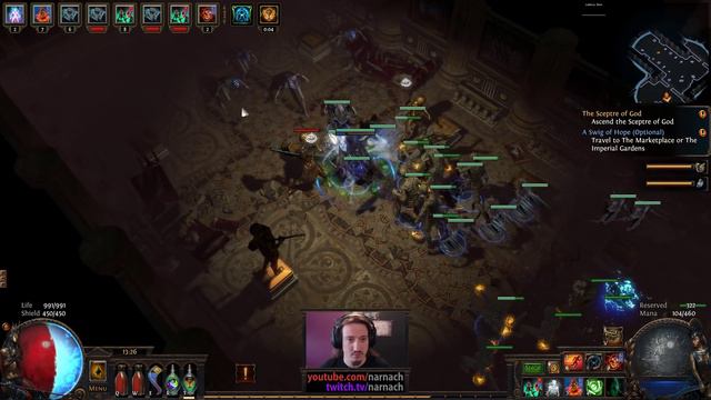 Act 3: Dominus - Phantasm Summoner #11 - Let's Play Path of Exile 3.2: HC SSF Bestiary Flashback смотреть онлайн