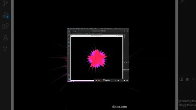 Amazing Geometric Graphics Pattern using Python turtle ? #python #viral #trending #design #461 смотреть онлайн
