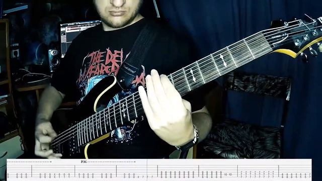 The Devil Wears Prada - Hallucinate | 2022 | Guitar Cover + Screen Tabs смотреть онлайн