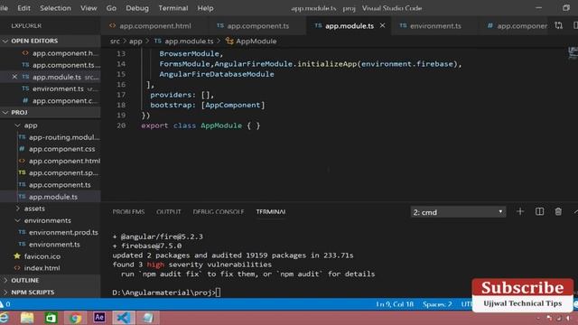 Firebase in Angular Applications | Integrate Firebase into Angular 8 | Getting started with Firebas смотреть онлайн