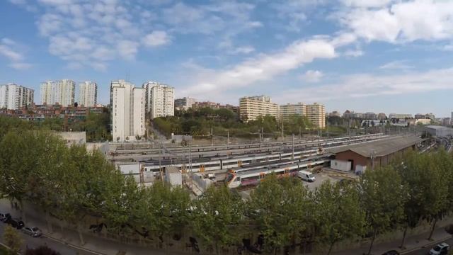 TimeLapse RENFE L'Hospitalet de Llobregat смотреть онлайн