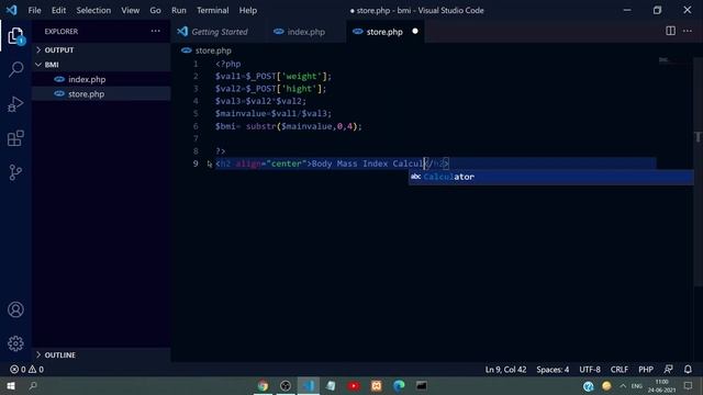 HOW TO CREATE BMI CALCULATOR WITH PHP AND HTML *MUST WATCH* смотреть онлайн