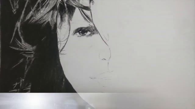 How to sketch portrait involving dark background смотреть онлайн