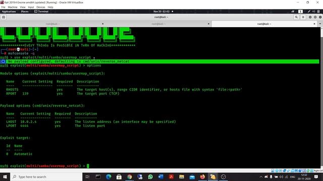 Exploiting Port 139 & 445 Netbios Ssn Of Metasploitable 2