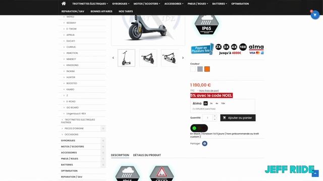 Meilleure Trottinette Electrique SPEEDTROTT XR 500 étanche смотреть онлайн