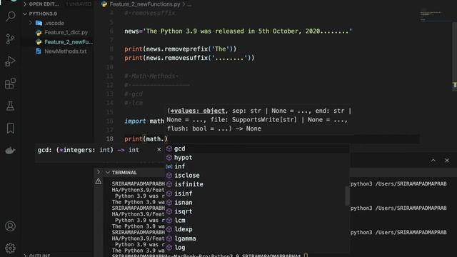 Python3.9 New String and Math Functions (Part 2) смотреть онлайн