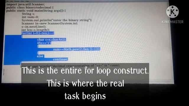 Java program to convert binary string to decimal number. смотреть онлайн