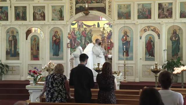 Sunday Divine Liturgy 6/6/21 Sunday of the Blind Man смотреть онлайн