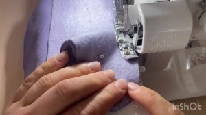 Как шить внутренние углы и закругления на оверлоке