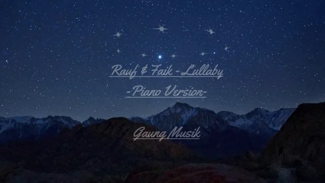 Rauf & Faik - Lullaby Piano Cover | One Hour Loop | Music Relaxing смотреть онлайн