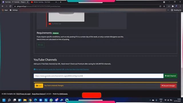 THIS IS HOW YOU MAKE A DISCORD BOT SEND YT LIVESTREAM NOTIFICATIONS FOR *FREE*! смотреть онлайн