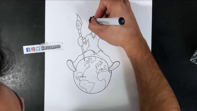 Probando marcadores COPIC y hago una Ilustración смотреть онлайн