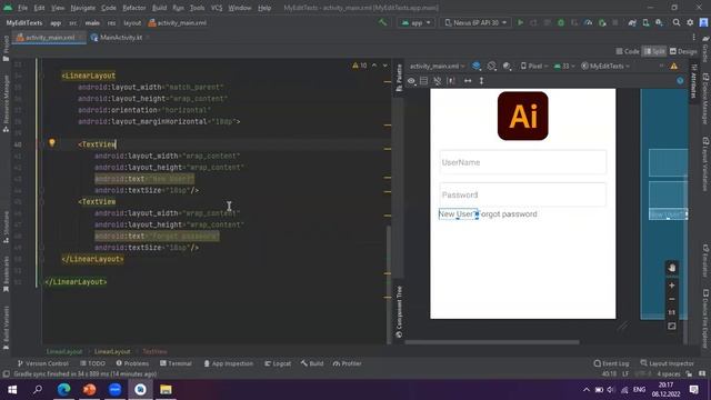 Android Studioda EditText bilan ishlash смотреть онлайн