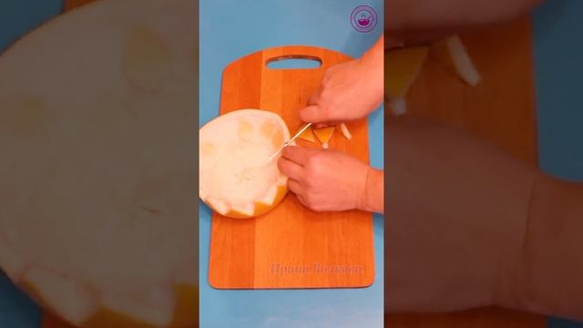 Как почистить помело/ Как красиво нарезать помело/ How To Cut and Peel Pomelo/ Shorts смотреть онлайн