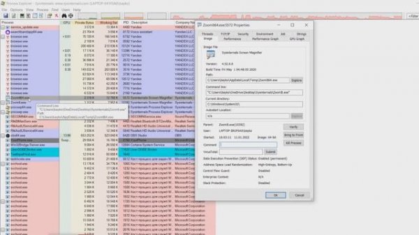 Sysinternals Procexp Procmon