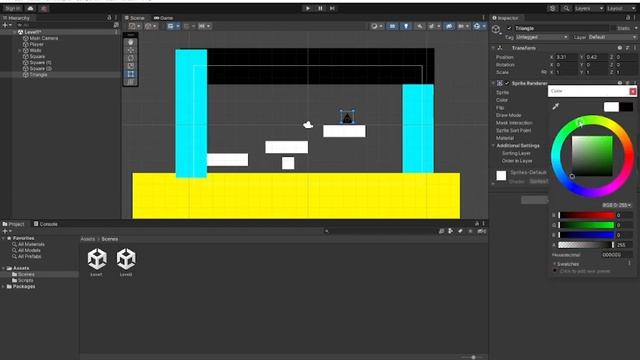 Как сделать переход между сценами на unity 2D смотреть онлайн