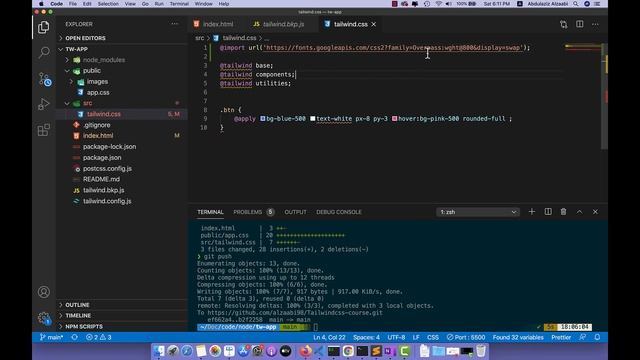 Learn Tailwindcss with project - Arabic - part 6 - Adding Custom Fonts смотреть онлайн