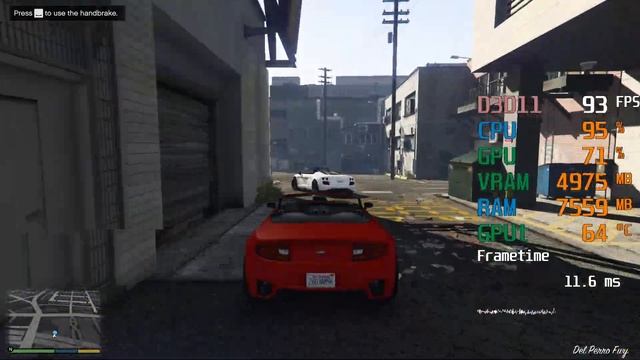 AMD Radeon RX 5500 XT -- Intel Core i5-3470 -- Grand Theft Auto V GTA V FPS Test смотреть онлайн