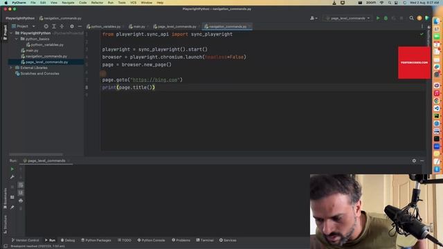 Navigation Commands - Playwright Python смотреть онлайн