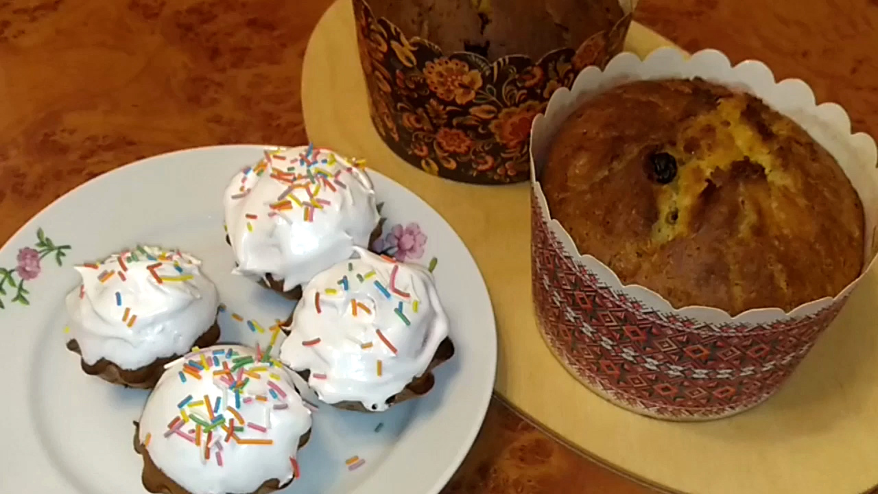 Вкусный ПАСХАЛЬНЫЙ КУЛИЧ или кекс на кефире без дрожжей. Легкий и Быстрый РЕЦЕПТ