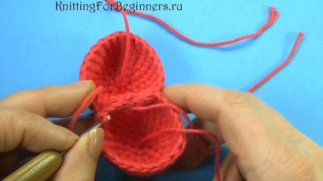 Игольница в форме сердечка Полезная Валентинка Вязание крючком смотреть онлайн