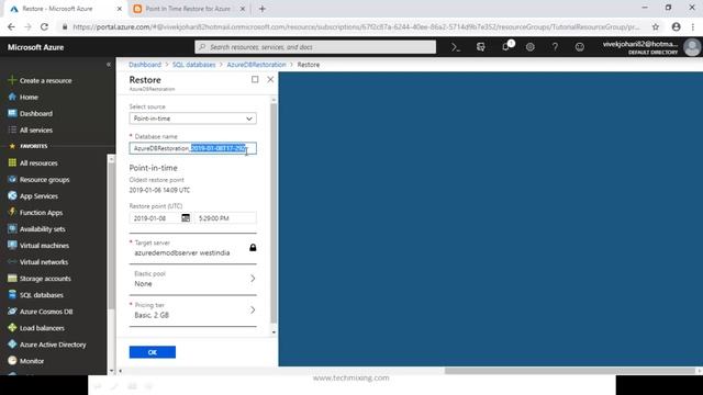 Point In Time Azure Database Restoration смотреть онлайн