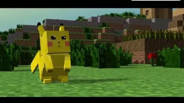 Minecraft Animation (Pickachu) (Перевод)