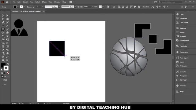 Adobe Illustrator Class - 11 - PATHFINDER TOOL in Adobe Illustrator 2022 | Illustrator 2022 in Hind смотреть онлайн