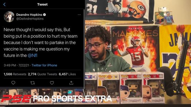 NFL Players React To The NFLs More Strict Vaccine Policy! DeAndre Hopkins To Retire? | Happening No смотреть онлайн