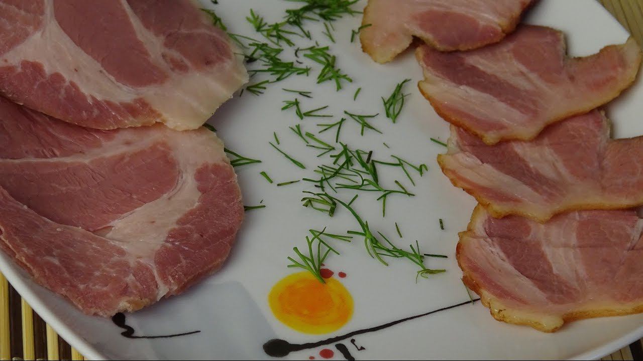 Как сделать шейку Деликатесную: запечёную и копчёно-запечёную. смотреть онлайн