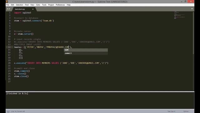 How to use SQLite3 in Python смотреть онлайн