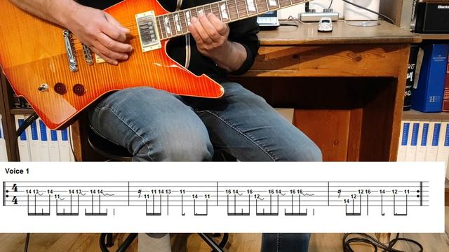 MEGADETH Guitar Harmonies #1 A tout le Monde lesson with tabs смотреть онлайн