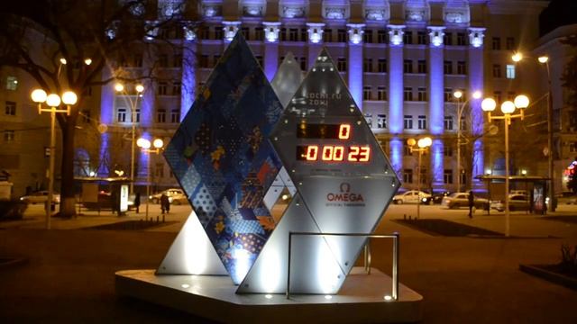Минута до паралимпийских игр,Паралимпийские часы в Ростове,Сочи 2014, смотреть онлайн