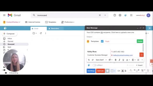 How to Send an HTML Email in Gmail - ContactMonkey Tutorial смотреть онлайн