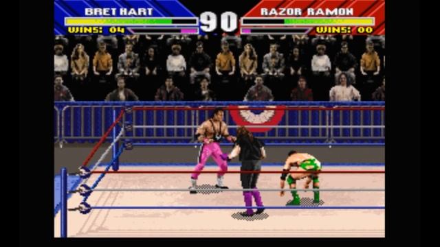 Super Nintendo (Snes) 16-bit WWF Wrestlemania The Arcade Game WWF Championship