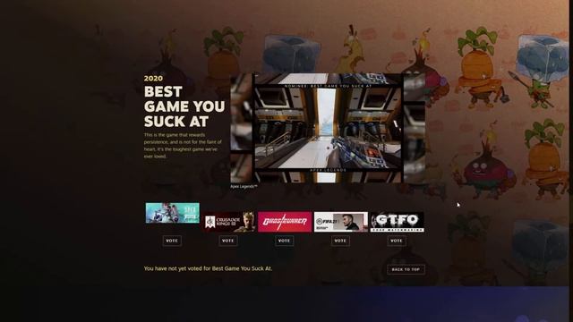 Voting in the Steam Awards 2020! смотреть онлайн