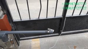 автоматика для распашных ворот с телескопическим упором