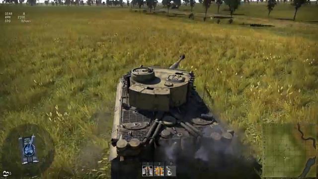 War Thunder!Tiger H1 смотреть онлайн