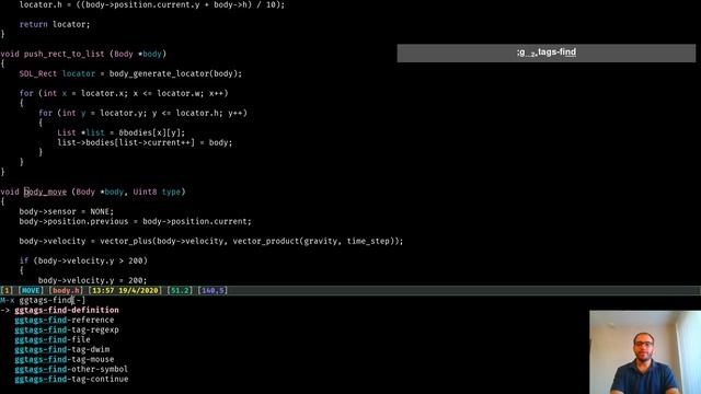 Improve project workflow with GNU Global! (Emacs) смотреть онлайн
