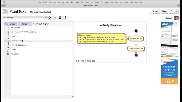 Activity Diagram Example смотреть онлайн