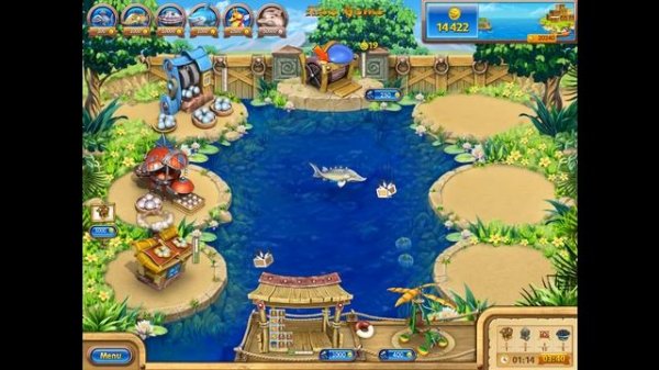 Farm Frenzy Gone Fishing only GOLD (level 40) Веселая ферма Рыбный день (Уровень 40) Золото