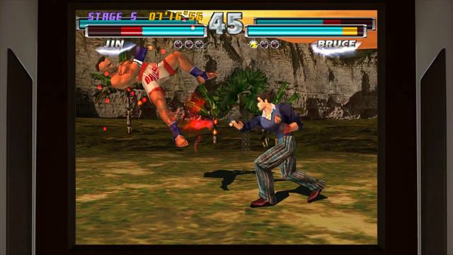 Tekken Tag Tournament (Arcade) (Namco System 12) - Jin / Kazuya - Gameplay - PSX MAME смотреть онлайн