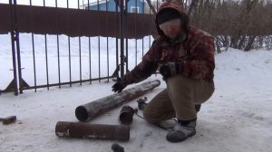 Как сделать прямую трубу для печки под углом.